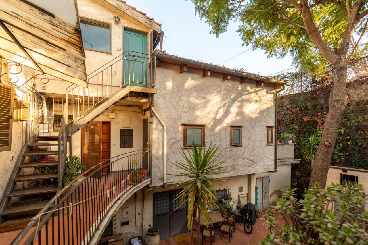 Bright And Comfy Terraced Apartment In Trastevere ローマ エクステリア 写真